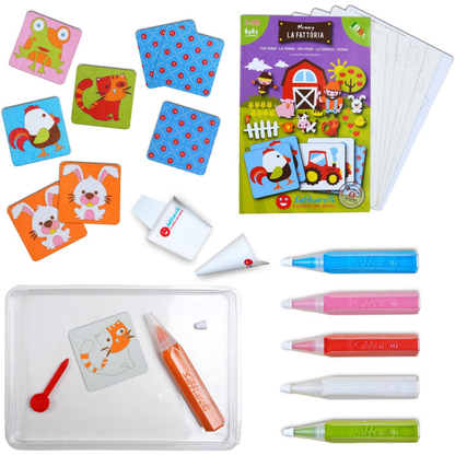 Zandschilderen boerderij memory