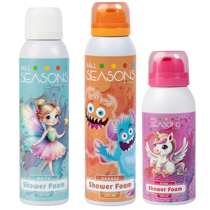 2+1 GRATIS - 2x 4All Seasons Shower Foam 150 ml + 1x Shower Foam 100 ml GRATIS