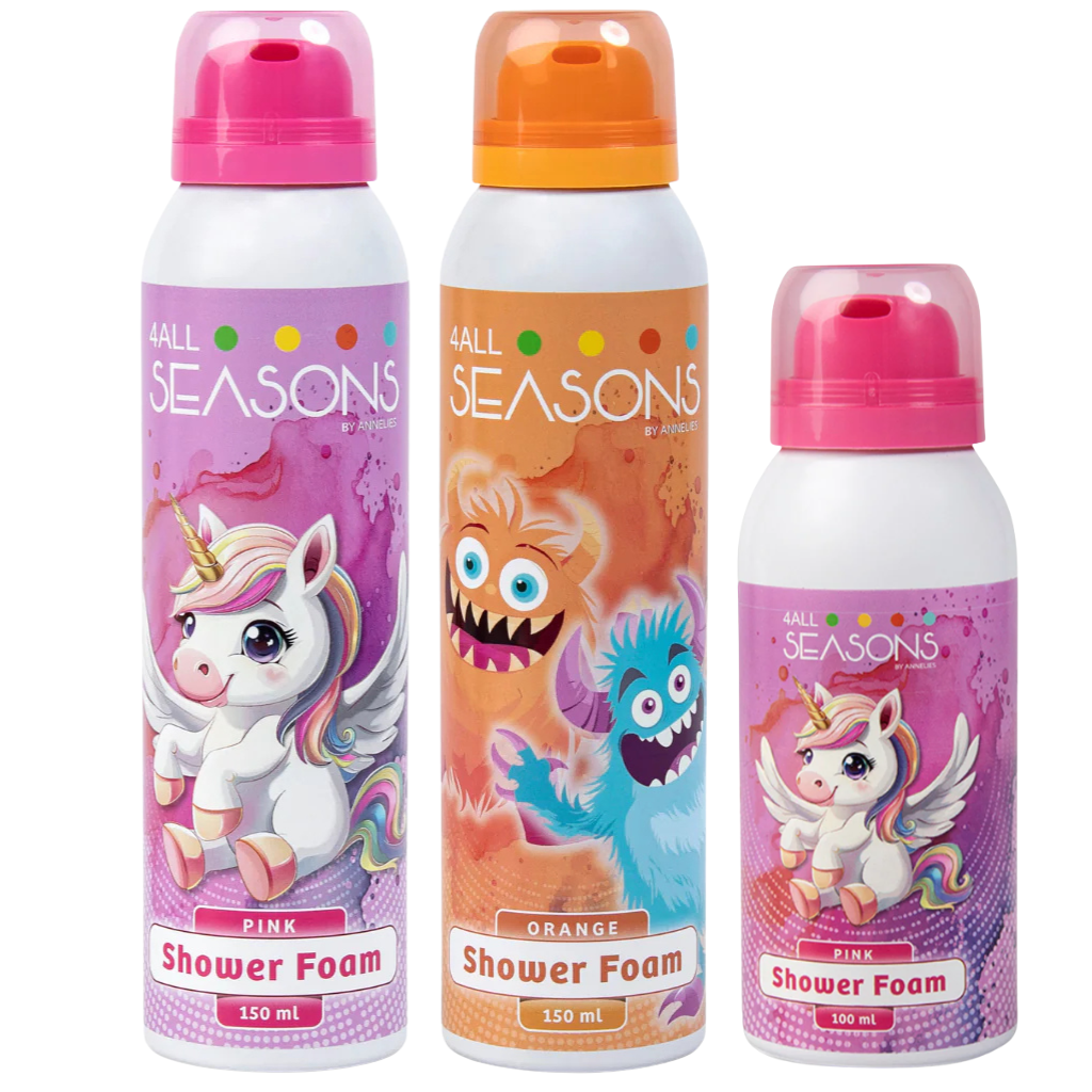 2+1 GRATIS - 2x 4All Seasons Shower Foam 150 ml + 1x Shower Foam 100 ml GRATIS