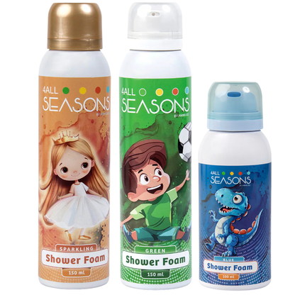 2+1 GRATIS - 2x 4All Seasons Shower Foam 150 ml + 1x Shower Foam 100 ml GRATIS