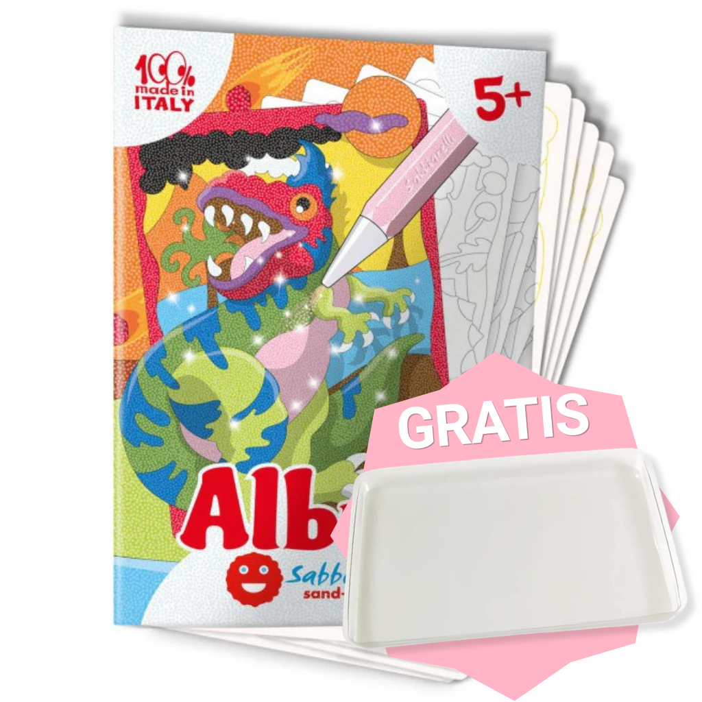 Zandschilderen - Tekeningen set + GRATIS transparant onderblad
