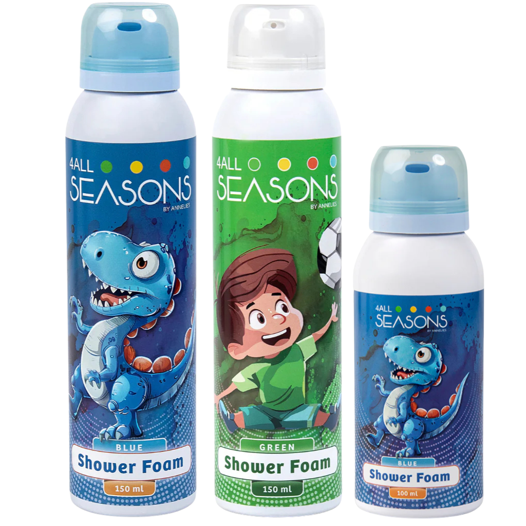 2+1 GRATIS - 2x 4All Seasons Shower Foam 150 ml + 1x Shower Foam 100 ml GRATIS