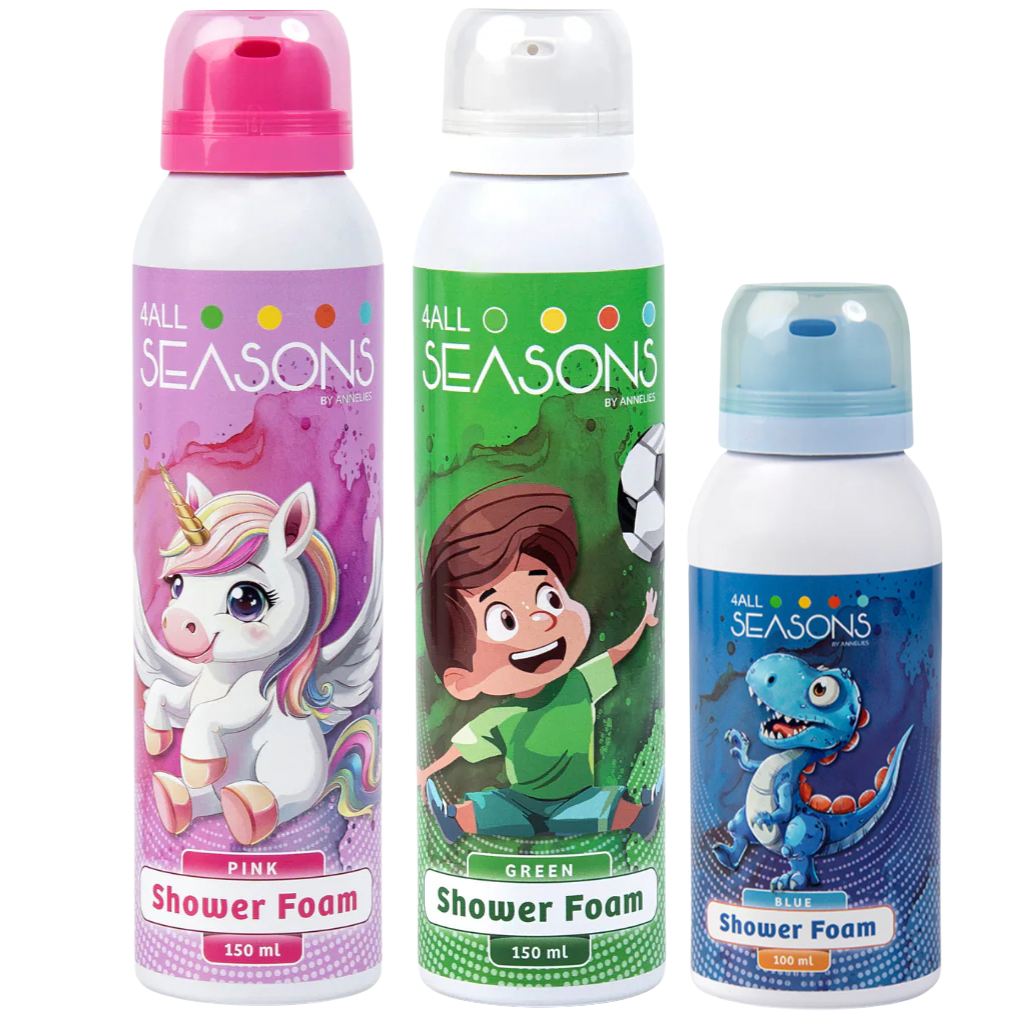 2+1 GRATIS - 2x 4All Seasons Shower Foam 150 ml + 1x Shower Foam 100 ml GRATIS
