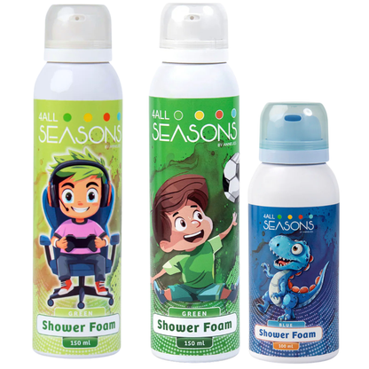 2+1 GRATIS - 2x 4All Seasons Shower Foam 150 ml + 1x Shower Foam 100 ml GRATIS