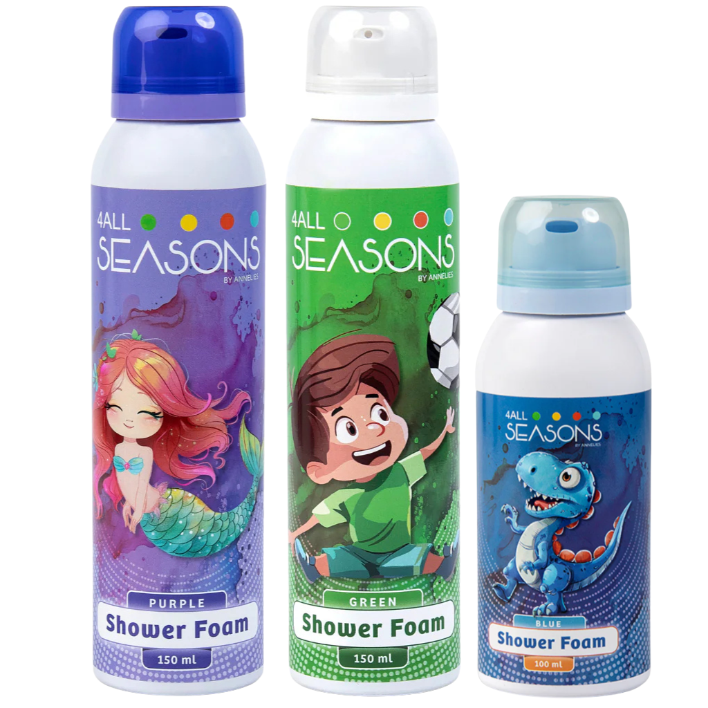 2+1 GRATIS - 2x 4All Seasons Shower Foam 150 ml + 1x Shower Foam 100 ml GRATIS