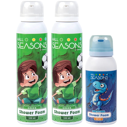 2+1 GRATIS - 2x 4All Seasons Shower Foam 150 ml + 1x Shower Foam 100 ml GRATIS