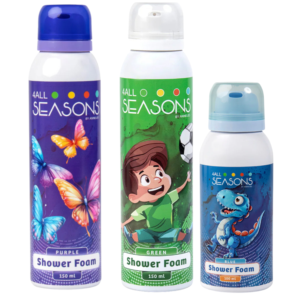 2+1 GRATIS - 2x 4All Seasons Shower Foam 150 ml + 1x Shower Foam 100 ml GRATIS