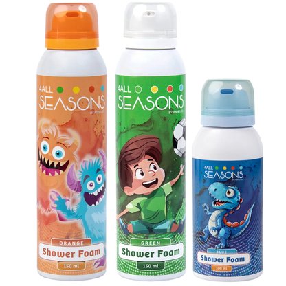 2+1 GRATIS - 2x 4All Seasons Shower Foam 150 ml + 1x Shower Foam 100 ml GRATIS