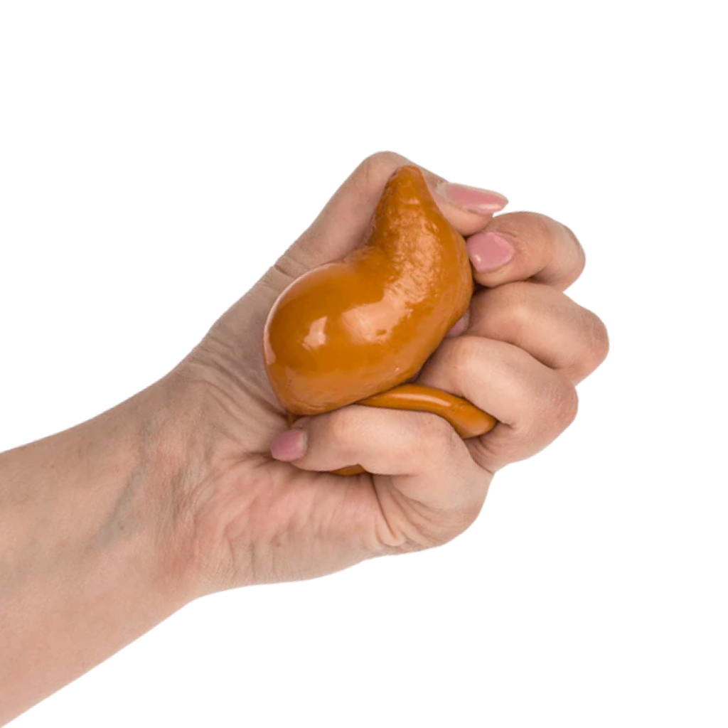 Knijpbare drol stressbal