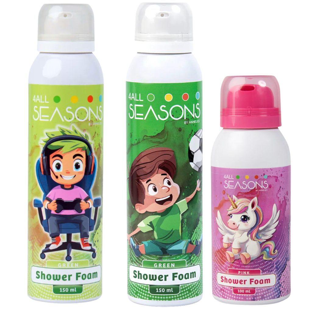 2+1 GRATIS - 2x 4All Seasons Shower Foam 150 ml + 1x Shower Foam 100 ml GRATIS