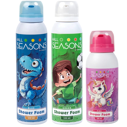 2+1 GRATIS - 2x 4All Seasons Shower Foam 150 ml + 1x Shower Foam 100 ml GRATIS