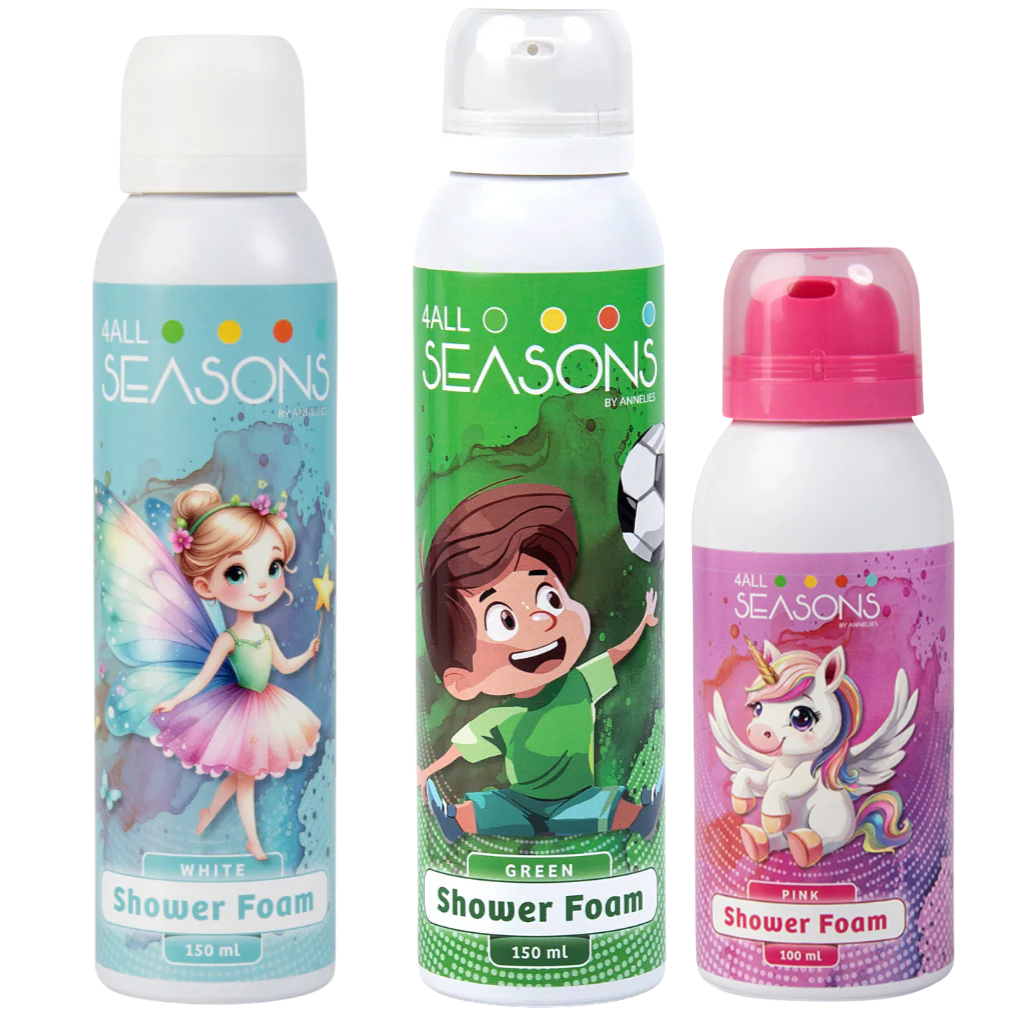 2+1 GRATIS - 2x 4All Seasons Shower Foam 150 ml + 1x Shower Foam 100 ml GRATIS