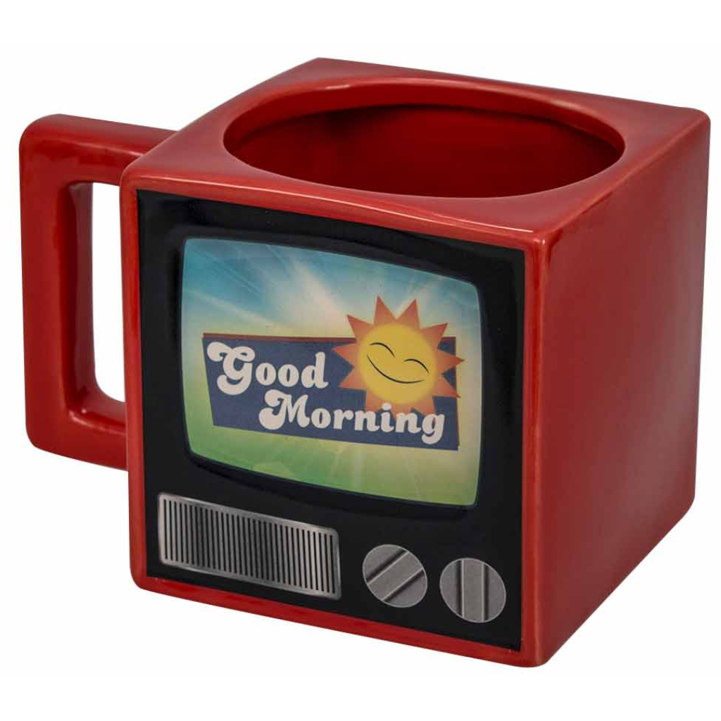 Kleurveranderende retro TV mok