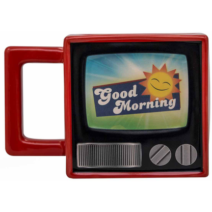 Kleurveranderende retro TV mok