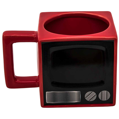 Kleurveranderende retro TV mok