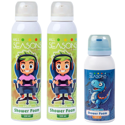 2+1 GRATIS - 2x 4All Seasons Shower Foam 150 ml + 1x Shower Foam 100 ml GRATIS