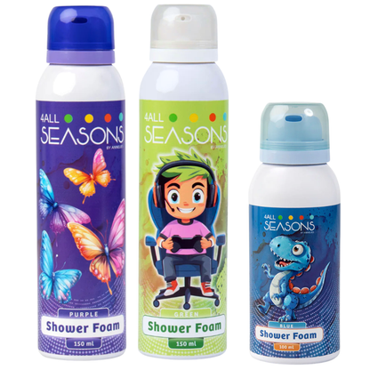 2+1 GRATIS - 2x 4All Seasons Shower Foam 150 ml + 1x Shower Foam 100 ml GRATIS