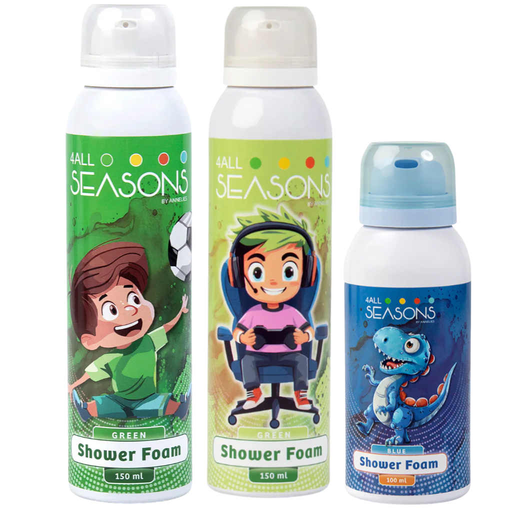 2+1 GRATIS - 2x 4All Seasons Shower Foam 150 ml + 1x Shower Foam 100 ml GRATIS