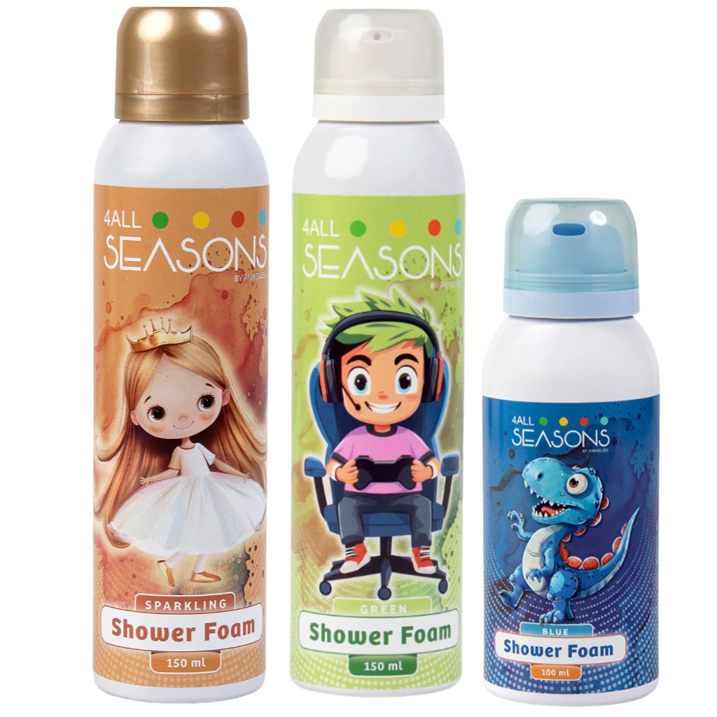 2+1 GRATIS - 2x 4All Seasons Shower Foam 150 ml + 1x Shower Foam 100 ml GRATIS