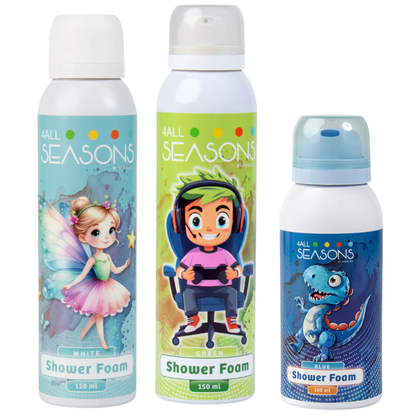 2+1 GRATIS - 2x 4All Seasons Shower Foam 150 ml + 1x Shower Foam 100 ml GRATIS