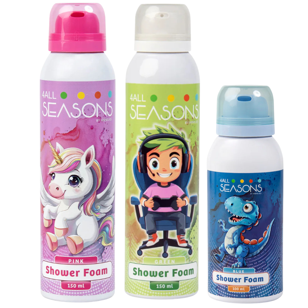 2+1 GRATIS - 2x 4All Seasons Shower Foam 150 ml + 1x Shower Foam 100 ml GRATIS