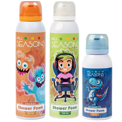 2+1 GRATIS - 2x 4All Seasons Shower Foam 150 ml + 1x Shower Foam 100 ml GRATIS