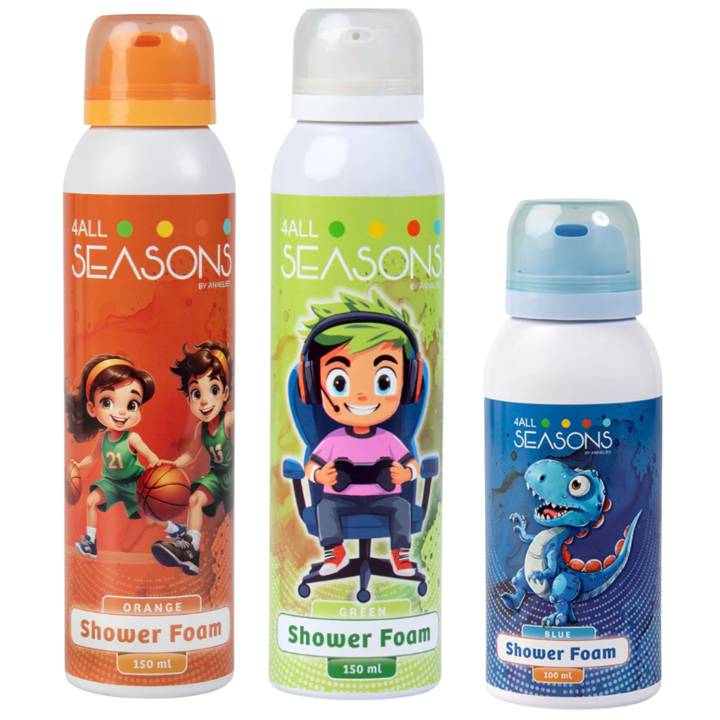 2+1 GRATIS - 2x 4All Seasons Shower Foam 150 ml + 1x Shower Foam 100 ml GRATIS