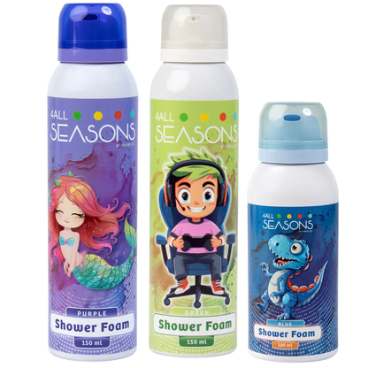 2+1 GRATIS - 2x 4All Seasons Shower Foam 150 ml + 1x Shower Foam 100 ml GRATIS