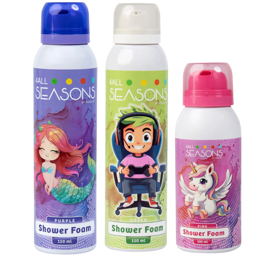 2+1 GRATIS - 2x 4All Seasons Shower Foam 150 ml + 1x Shower Foam 100 ml GRATIS