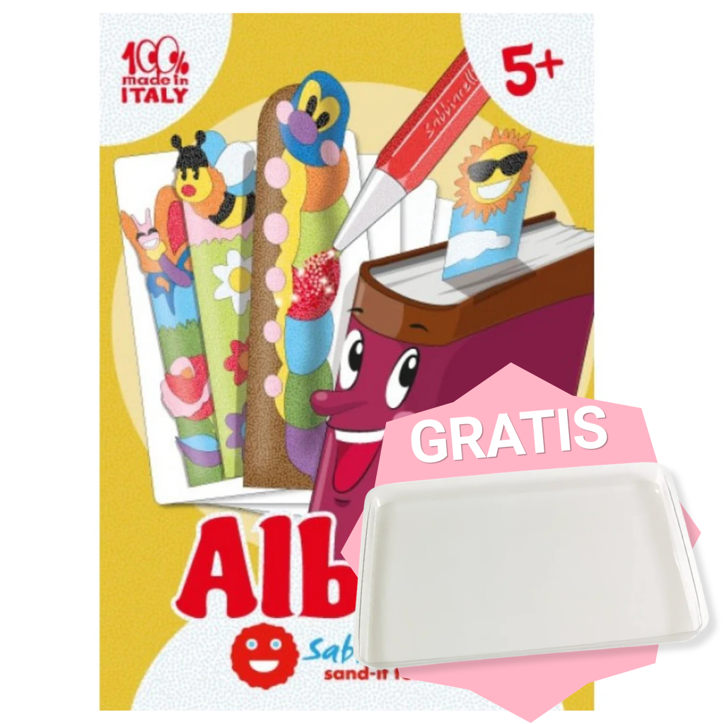 Zandschilderen - Tekeningen set + GRATIS transparant onderblad