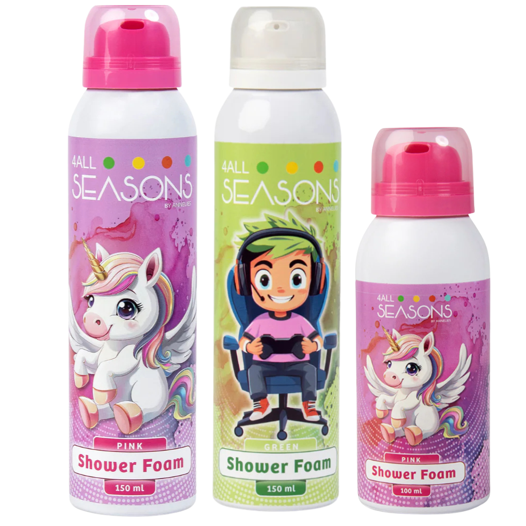 2+1 GRATIS - 2x 4All Seasons Shower Foam 150 ml + 1x Shower Foam 100 ml GRATIS