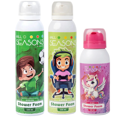 2+1 GRATIS - 2x 4All Seasons Shower Foam 150 ml + 1x Shower Foam 100 ml GRATIS