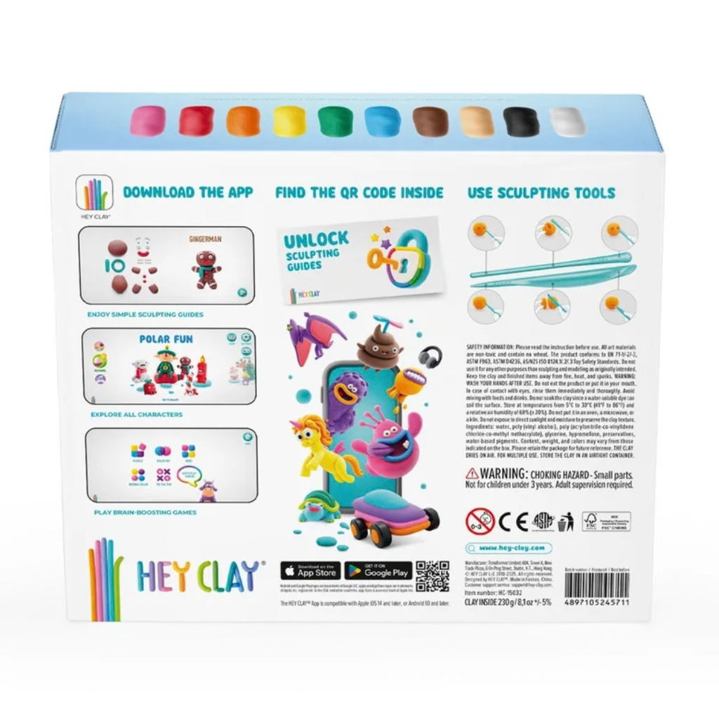 Hey Clay kleisetje - 15 potjes