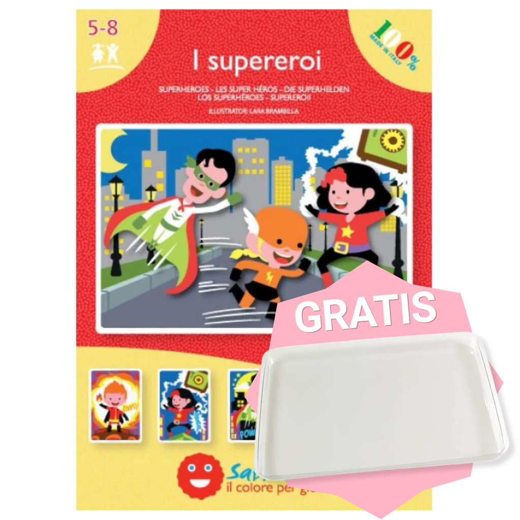 Zandschilderen - Tekeningen set + GRATIS transparant onderblad