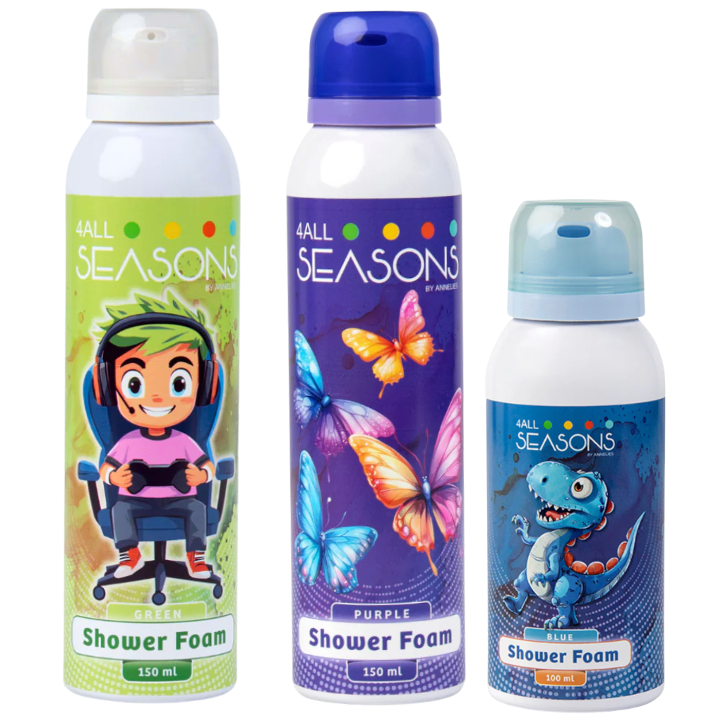 2+1 GRATIS - 2x 4All Seasons Shower Foam 150 ml + 1x Shower Foam 100 ml GRATIS