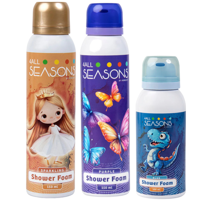 2+1 GRATIS - 2x 4All Seasons Shower Foam 150 ml + 1x Shower Foam 100 ml GRATIS