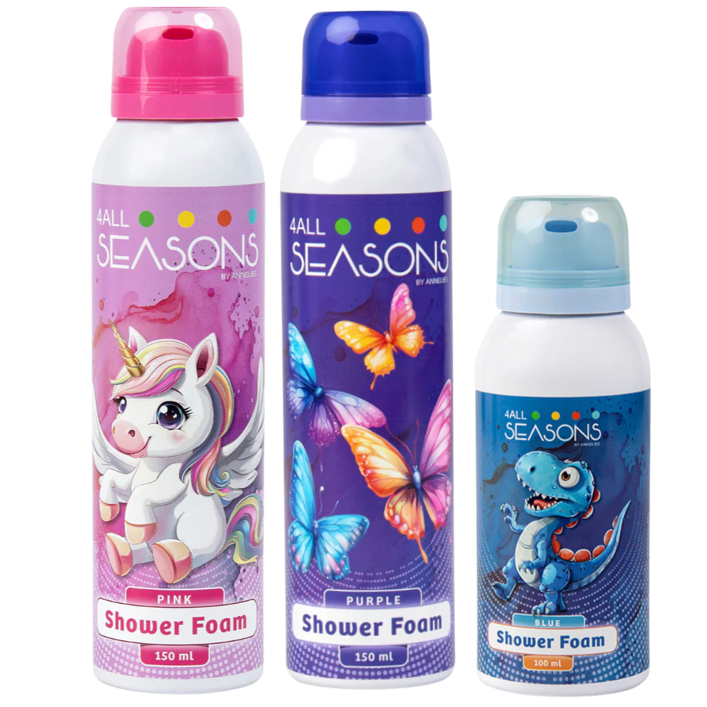 2+1 GRATIS - 2x 4All Seasons Shower Foam 150 ml + 1x Shower Foam 100 ml GRATIS