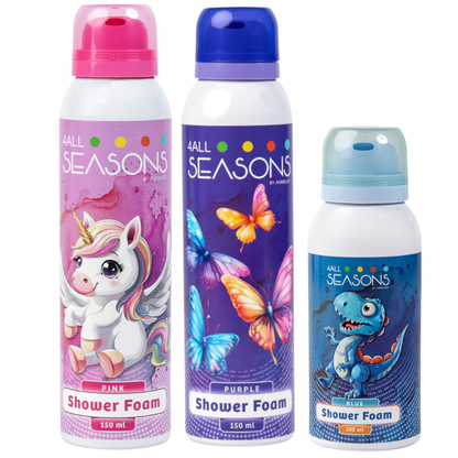 2+1 GRATIS - 2x 4All Seasons Shower Foam 150 ml + 1x Shower Foam 100 ml GRATIS