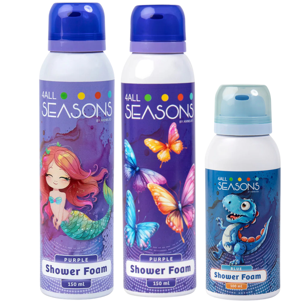 2+1 GRATIS - 2x 4All Seasons Shower Foam 150 ml + 1x Shower Foam 100 ml GRATIS