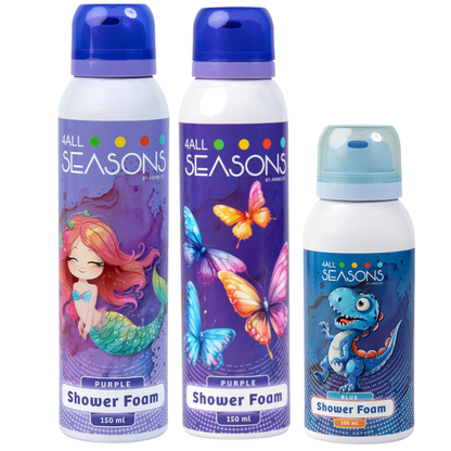 2+1 GRATIS - 2x 4All Seasons Shower Foam 150 ml + 1x Shower Foam 100 ml GRATIS