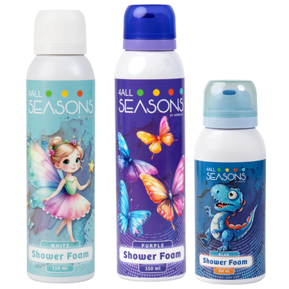 2+1 GRATIS - 2x 4All Seasons Shower Foam 150 ml + 1x Shower Foam 100 ml GRATIS