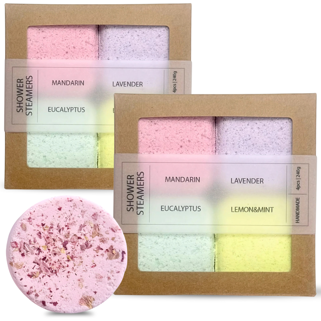 2x Shower steamers - Set van 4 + GRATIS Shower steamer