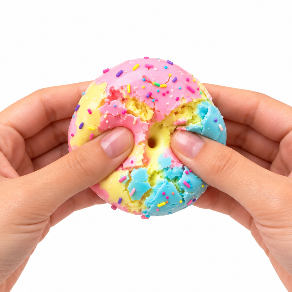Squishy ASMR Fidget - Crispy Donut