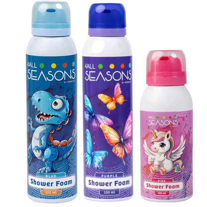 2+1 GRATIS - 2x 4All Seasons Shower Foam 150 ml + 1x Shower Foam 100 ml GRATIS