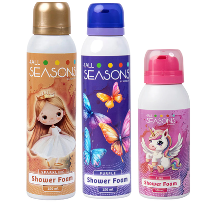 2+1 GRATIS - 2x 4All Seasons Shower Foam 150 ml + 1x Shower Foam 100 ml GRATIS
