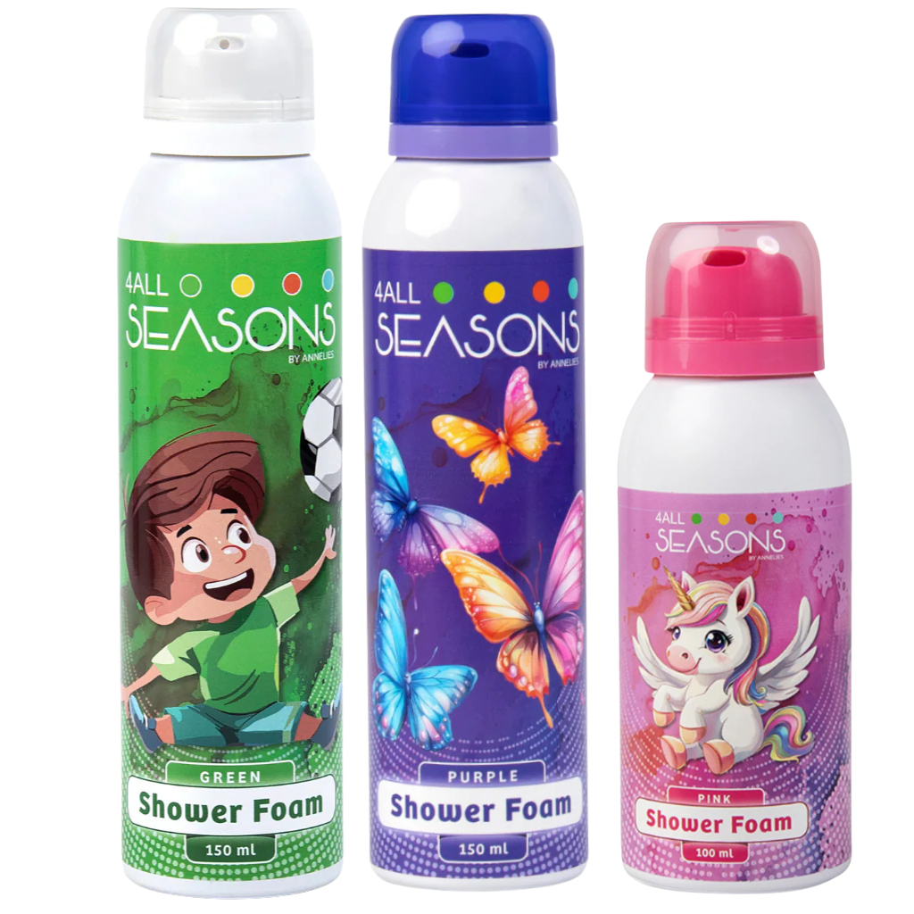 2+1 GRATIS - 2x 4All Seasons Shower Foam 150 ml + 1x Shower Foam 100 ml GRATIS