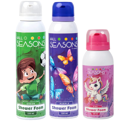 2+1 GRATIS - 2x 4All Seasons Shower Foam 150 ml + 1x Shower Foam 100 ml GRATIS