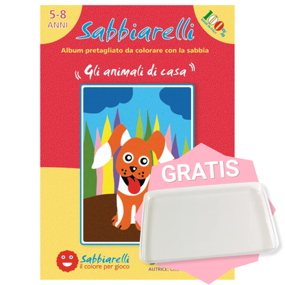 Zandschilderen - Tekeningen set + GRATIS transparant onderblad
