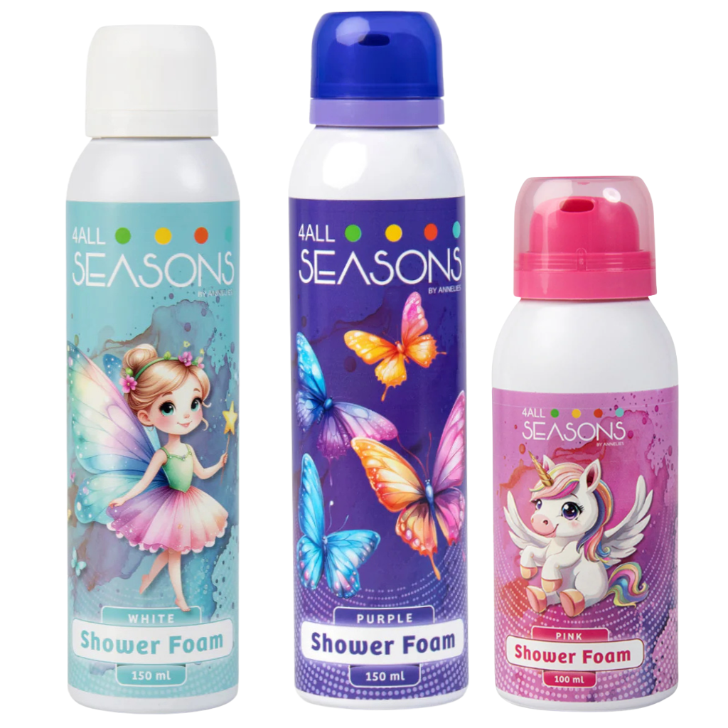 2+1 GRATIS - 2x 4All Seasons Shower Foam 150 ml + 1x Shower Foam 100 ml GRATIS