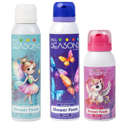 2+1 GRATIS - 2x 4All Seasons Shower Foam 150 ml + 1x Shower Foam 100 ml GRATIS